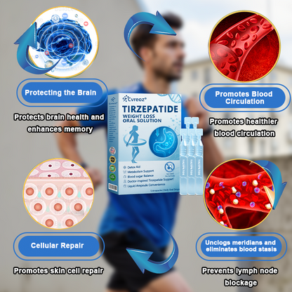 【Last Day Promotion 66% OFF💰】 𝑪𝒗𝒓𝒆𝒐𝒛® NIDDK-Tirzepatide Oral Solution 🍀Use once every two days, | Lose 20 pounds quickly | Reduce sugar by 90% |)👨‍⚕️