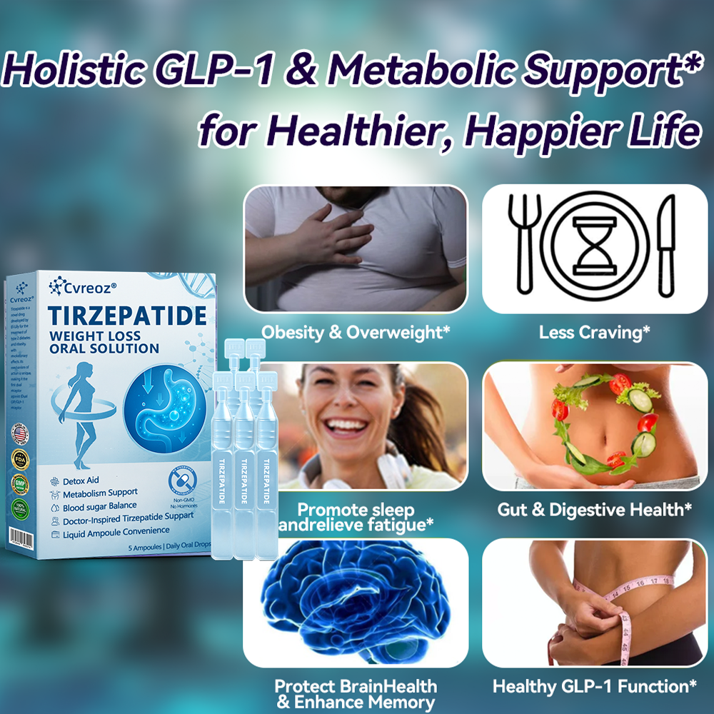 【Last Day Promotion 66% OFF💰】 𝑪𝒗𝒓𝒆𝒐𝒛® NIDDK-Tirzepatide Oral Solution 🍀Use once every two days, | Lose 20 pounds quickly | Reduce sugar by 90% |)👨‍⚕️