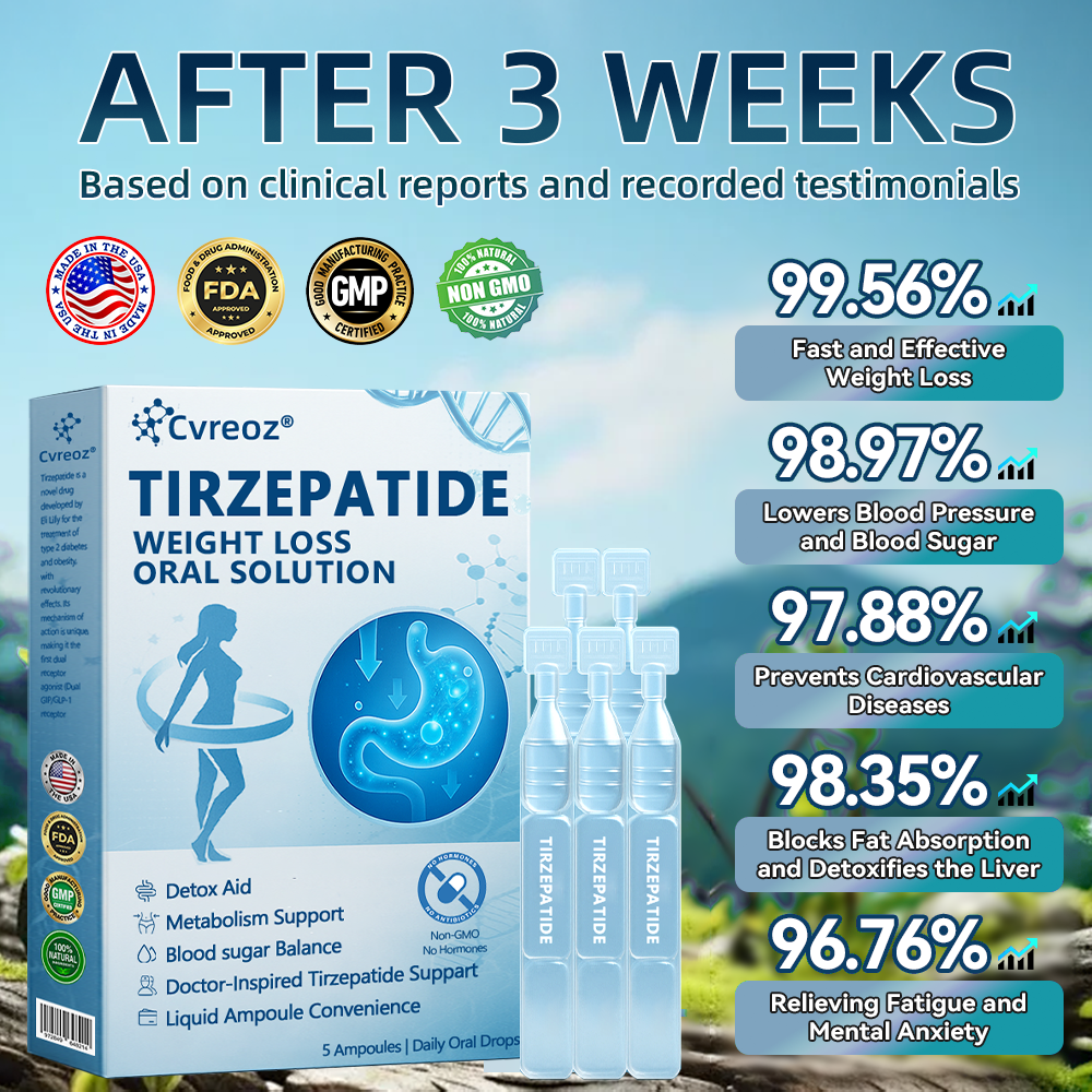【Last Day Promotion 66% OFF💰】 𝑪𝒗𝒓𝒆𝒐𝒛® NIDDK-Tirzepatide Oral Solution 🍀Use once every two days, | Lose 20 pounds quickly | Reduce sugar by 90% |)👨‍⚕️