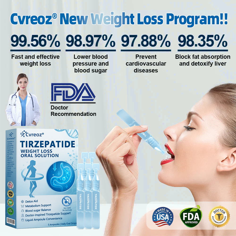 【Last Day Promotion 66% OFF💰】 𝑪𝒗𝒓𝒆𝒐𝒛® NIDDK-Tirzepatide Oral Solution 🍀Use once every two days, | Lose 20 pounds quickly | Reduce sugar by 90% |)👨‍⚕️